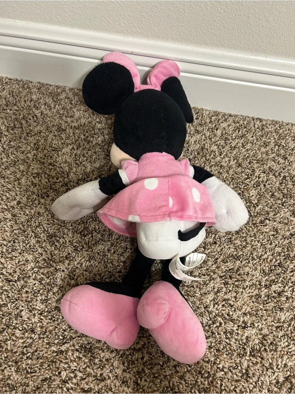 Disney Minnie Mouse Pink Polka-Dot Plush - 18”